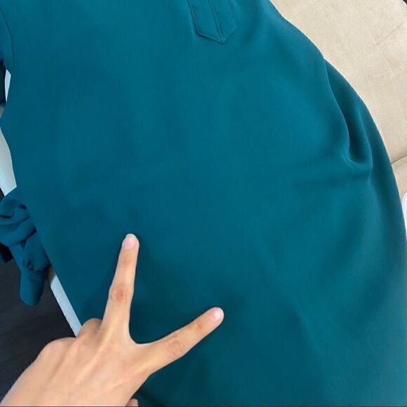 š3/25āLOFTāGreenāLongĀ SleevesāBlouse - Picture 6 of 7